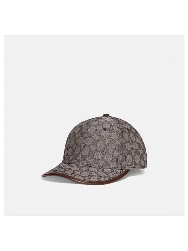 Signature Jacquard Base Ball Hat CH788 OAK - COACH - BALAAN 1