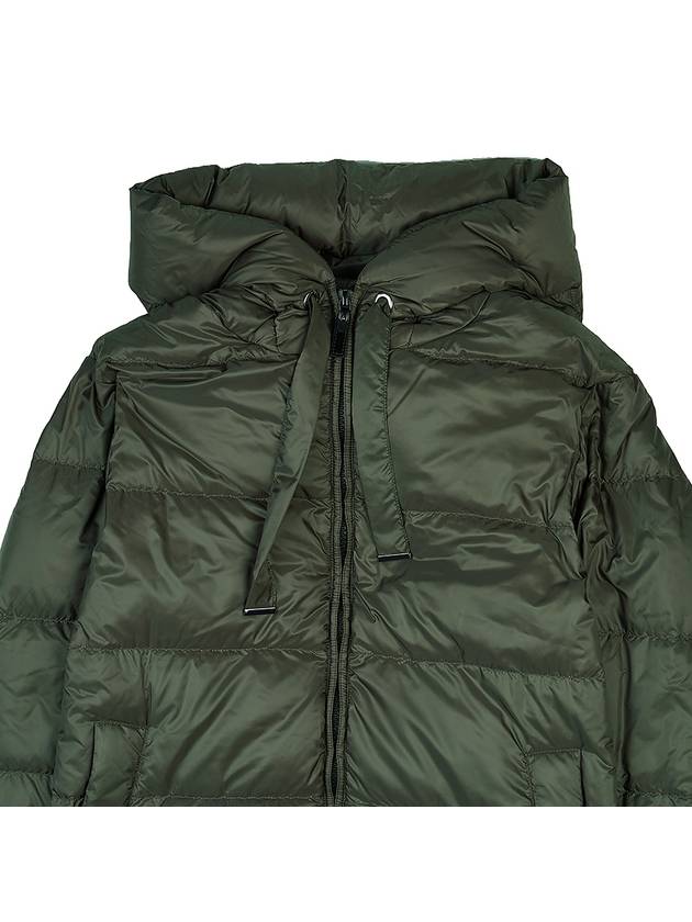 Women's Seipa Water Resistant Long Parka Dark Green - MAX MARA - BALAAN 4