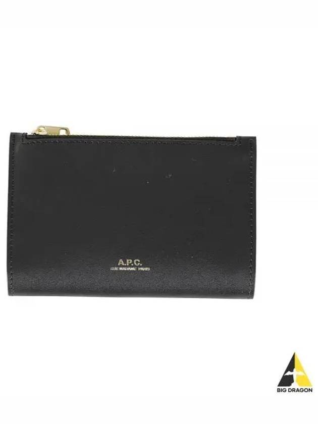 Willet Zipper Half Wallet Black - A.P.C. - BALAAN 2