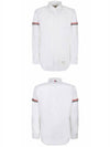 Armband Oxford Long Sleeve Shirt White - THOM BROWNE - BALAAN 5