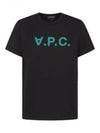 VPC Logo Organic Cotton Short Sleeve T-Shirt Black - A.P.C. - BALAAN 2