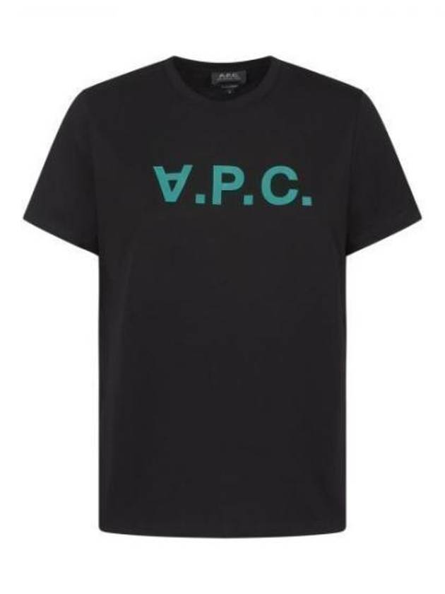 VPC Logo Organic Cotton Short Sleeve T-Shirt Black - A.P.C. - BALAAN 2