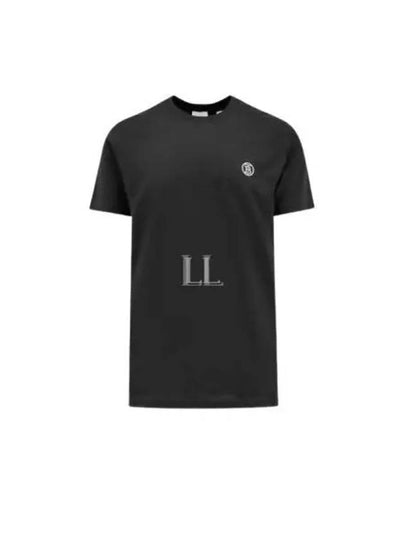 Parker Short Sleeve T-Shirt Black - BURBERRY - BALAAN 2