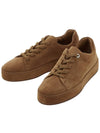 Women's Nuage Suede Goat Skin Low Top Sneakers Brown - LORO PIANA - BALAAN 2