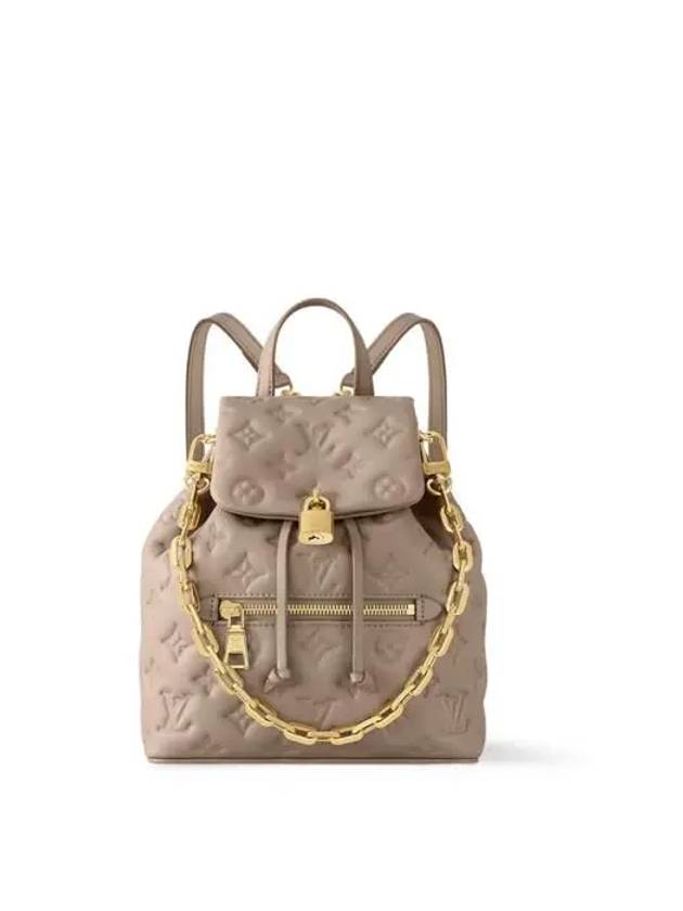 Coussin PM Backpack Beige Grey - LOUIS VUITTON - BALAAN 1