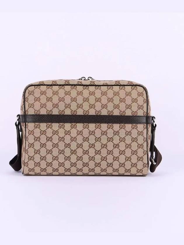 GG Monogram Canvas Messenger Bag Beige - GUCCI - BALAAN 3