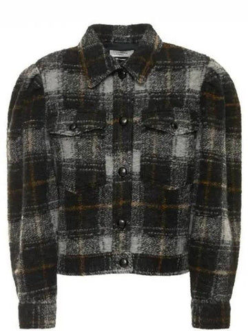 22FW LEIKO check shirt jacket MA1204 22A012E 02AN Other 271521 - ISABEL MARANT - BALAAN 1