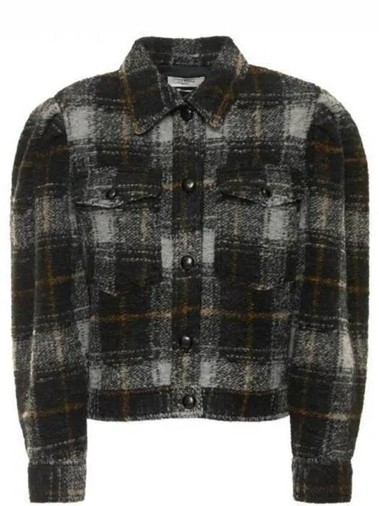 22FW LEIKO check shirt jacket MA1204 22A012E 02AN Other 271521 - ISABEL MARANT - BALAAN 1