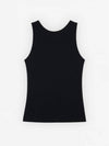 Cotton Baby Tank Top Black - MAISON KITSUNE - BALAAN 3