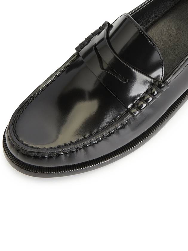 Women's Monogram Le Penny Loafer Black - SAINT LAURENT - BALAAN 8