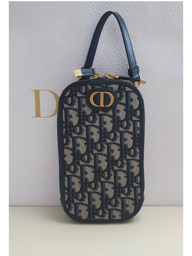 Montaine Phone Holder Small Cross Bag Black - DIOR - BALAAN 2