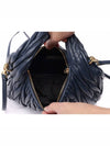 Wander Materasse Nappa Leather Mini Hobo Tote Bag Baltic Blue - MIU MIU - BALAAN 7