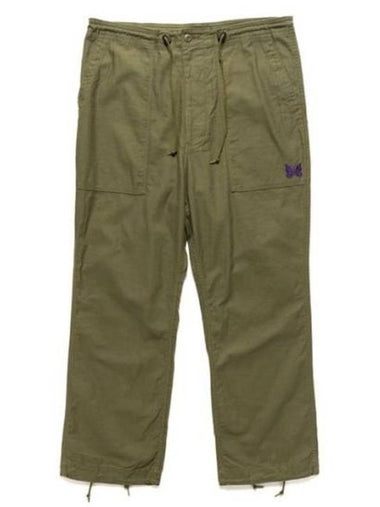 Straight Pants PU240 Olive - NEEDLES - BALAAN 1