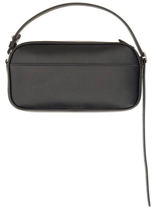 Reedition Baguette Leather Shoulder Bag Black - COURREGES - BALAAN 3