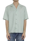 Oblique Short Sleeve Shirt Green - DIOR - BALAAN 2