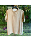 Men's Back Printing Short Sleeve T-Shirt Beige - BRUNELLO CUCINELLI - BALAAN 2