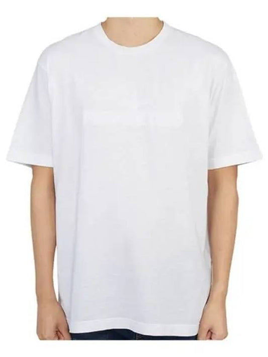 Men's Logo Short Sleeve T-Shirt White - STONE ISLAND - BALAAN 2