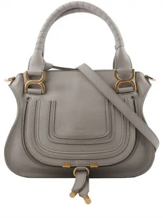 Marcie Small Double Carry Tote Bag Grey - CHLOE - BALAAN 2