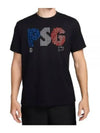 PSG Light Short Sleeve T-Shirt Black - NIKE - BALAAN 2