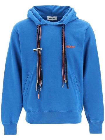 Logo Print Multicode Hood Blue - AMBUSH - BALAAN 1