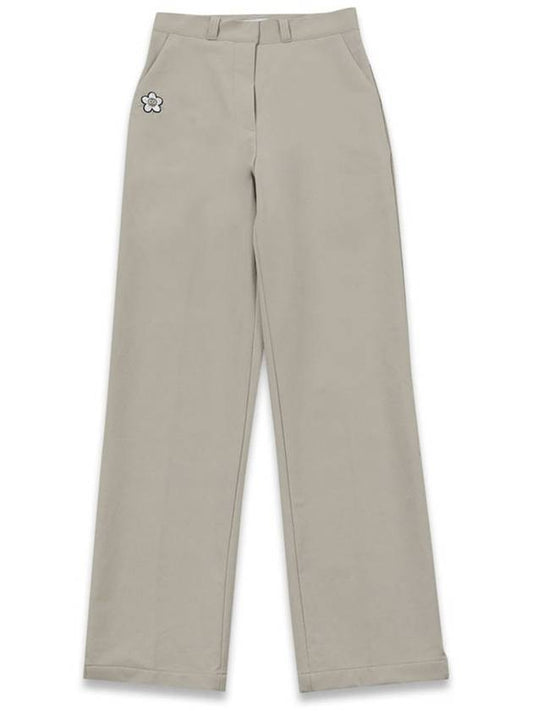 Pants Straight Fit Pants Beige MCFW23PT 2BE - MACKY - BALAAN 2