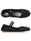 Satin Ballerinas Black - MIU MIU - BALAAN 4