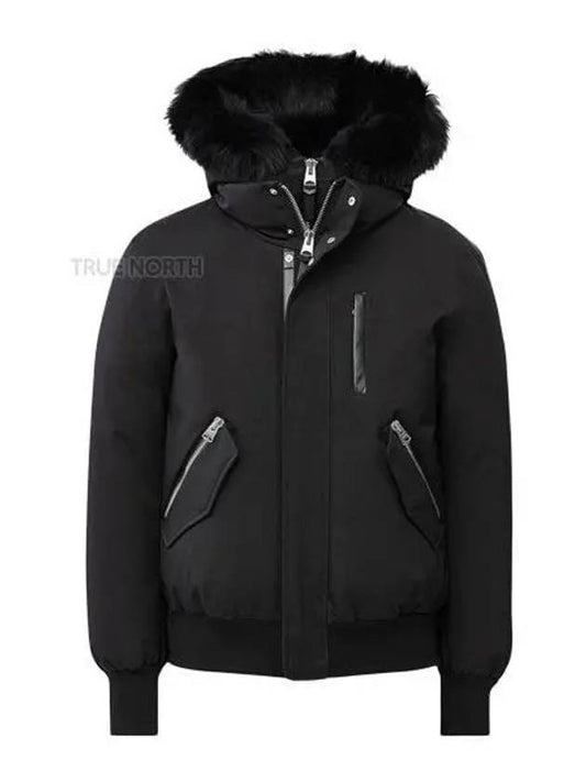 Men s DIXON BX Hooded Padded Jumper Black Fur 1061383 - MACKAGE - BALAAN 1