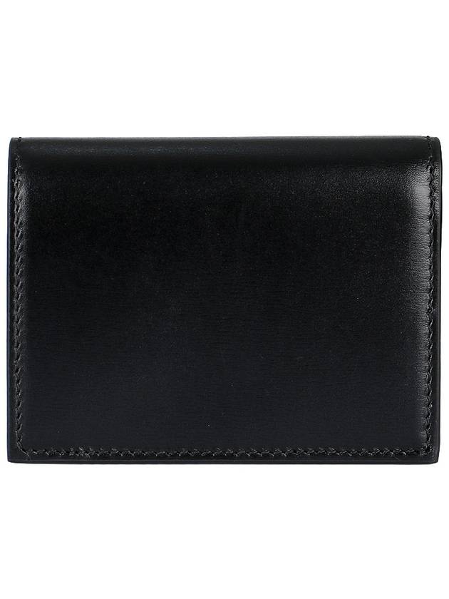 Gancini Compact Half Wallet Black - SALVATORE FERRAGAMO - BALAAN 5