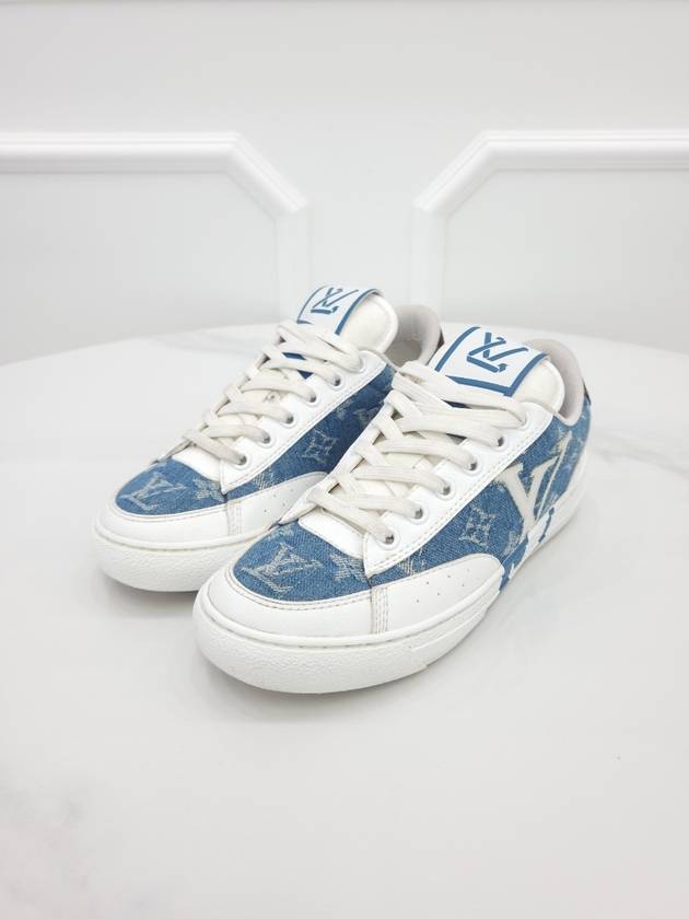 Charlie denim sneakers 34 5 - LOUIS VUITTON - BALAAN 1