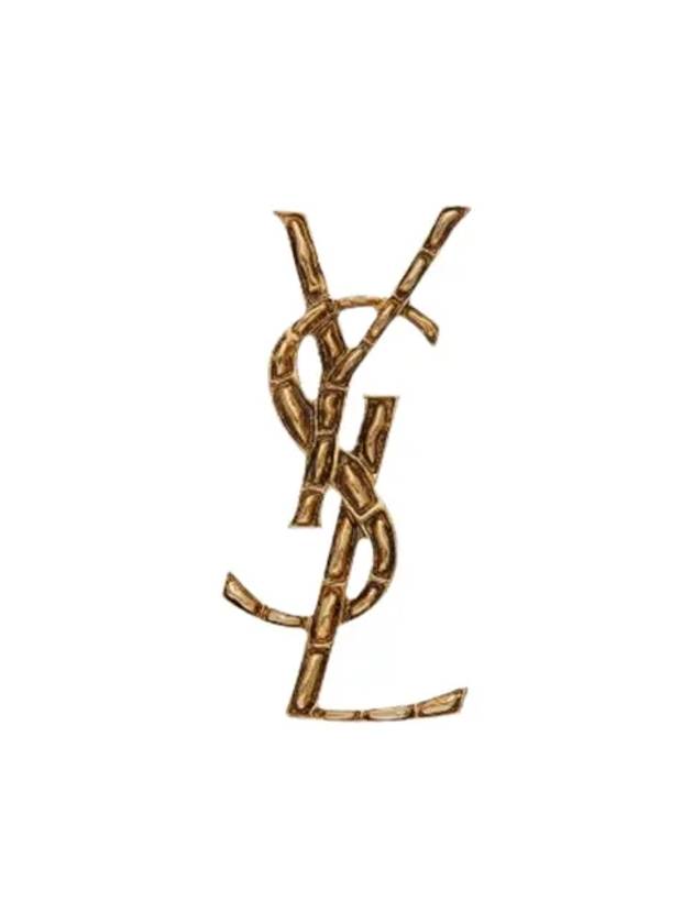 Opium YSL Crocodile Brooch Gold - SAINT LAURENT - BALAAN 2