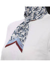 Logo Print Satin Muffle Blue - MULBERRY - BALAAN 6