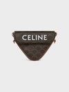 Triangle Crossbody Bag in Triomphe Canvas Tan - CELINE - BALAAN 2