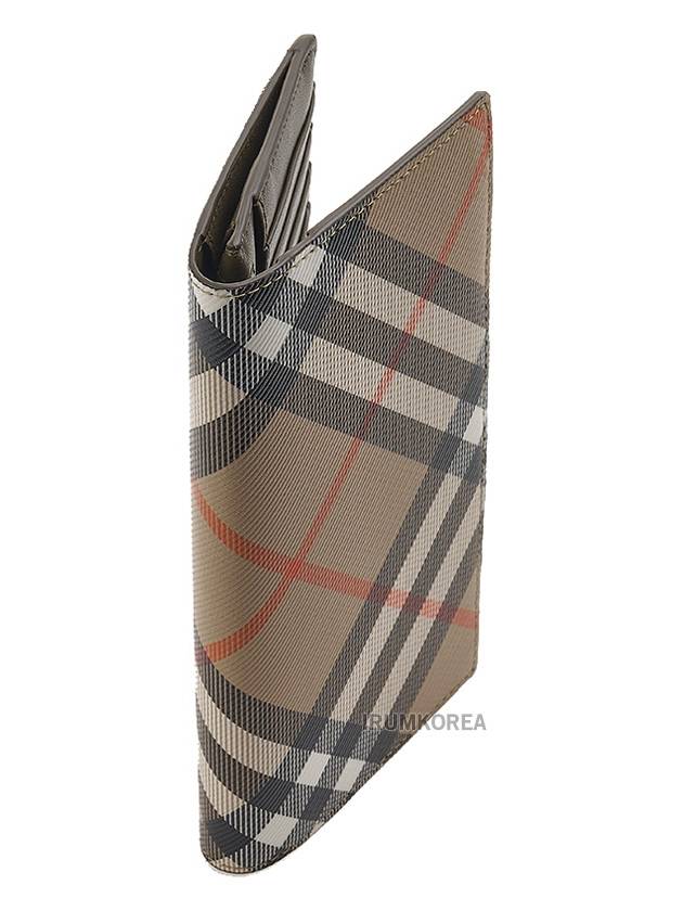 Check Bifold Card Wallet Sand - BURBERRY - BALAAN 3