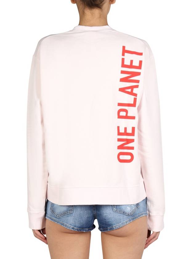 Women's Smiley Cotton Cool Fit Sweatshirt Pink - DSQUARED2 - BALAAN 4