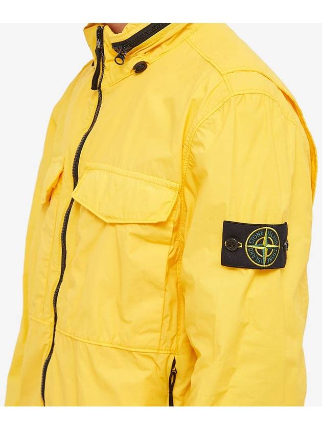 Waffen Naslan Light Watro Zip-up Jacket Yellow - STONE ISLAND - BALAAN 5