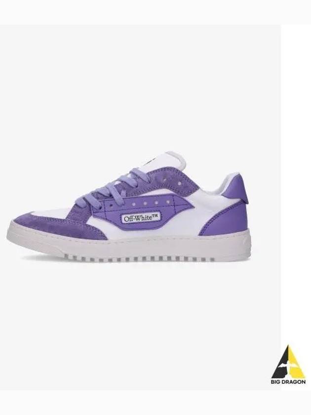 Off White Logo Print Low Top Sneakers Purple OWIA270S23FAB0010137 - OFF WHITE - BALAAN 1