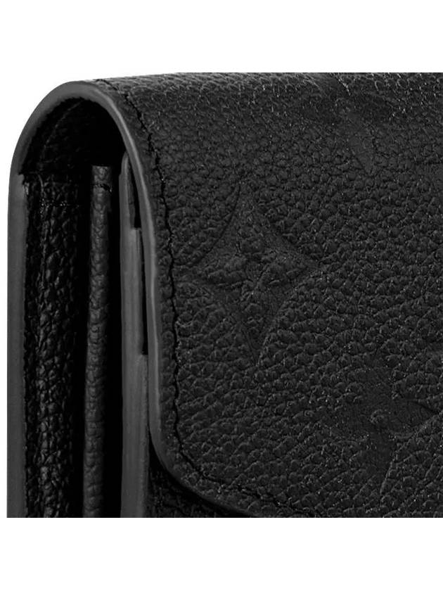 Sarah Monogram Long Wallet Black - LOUIS VUITTON - BALAAN 3