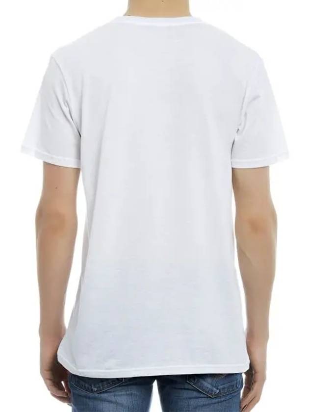 Totem Print Short Sleeve T-Shirt White - BALMAIN - BALAAN 4