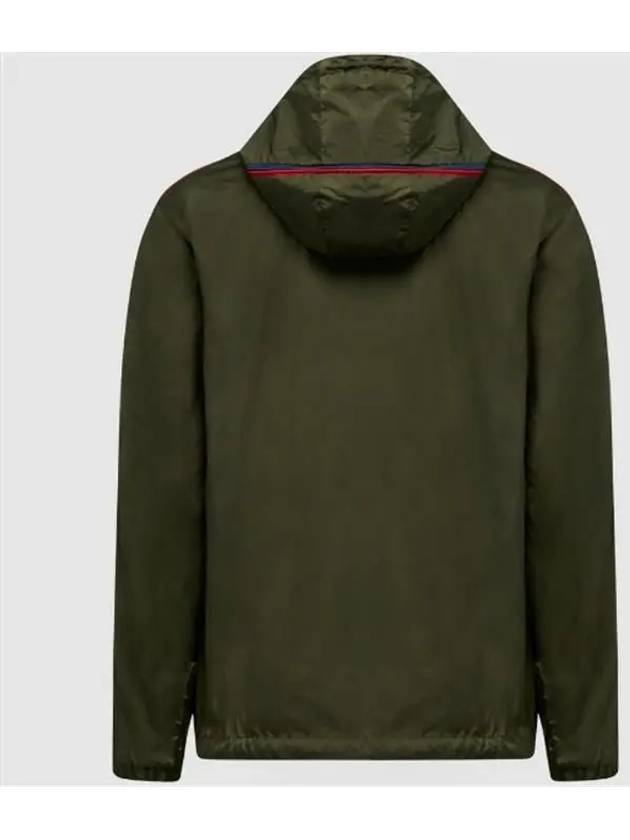 Men's Hattab Hooded Jacket Khaki - MONCLER - BALAAN 4