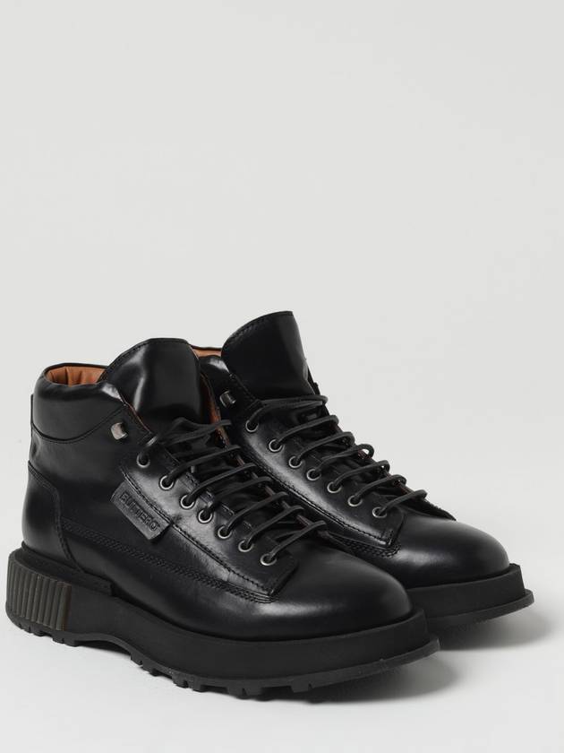 Leather Worker Boots Black - BUTTERO - BALAAN 3