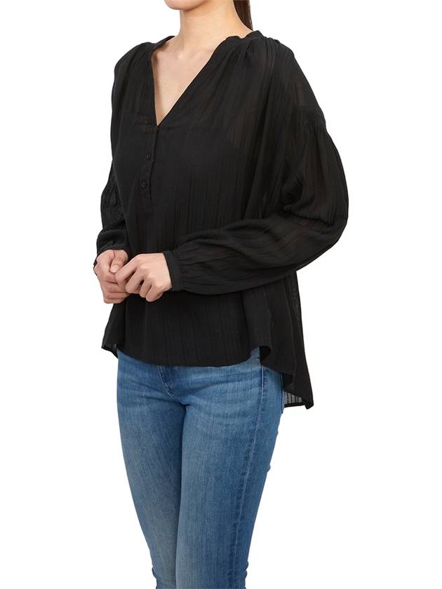 Women's Nipoa Blouse Black - VANESSA BRUNO - BALAAN 5