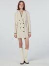 Cape Type Handmade Peacoat Ivory - REAL ME ANOTHER ME - BALAAN 9