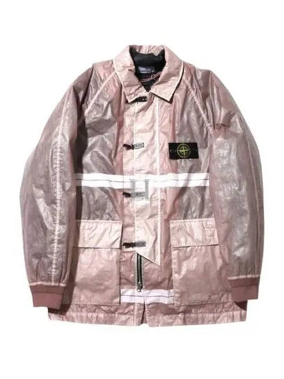 Microfelt Ripstop Cover Down Jacket Rose Quartz - STONE ISLAND - BALAAN 2