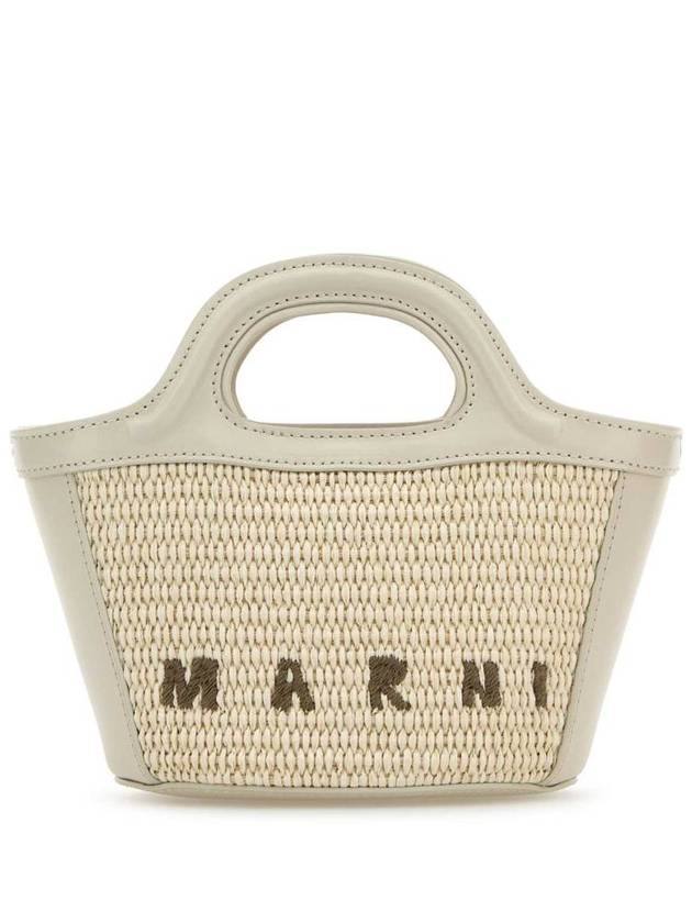 Rattan Micro Tropicalia Cross Bag White - MARNI - BALAAN 2