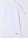 6 Year Old 12 Kids White Multicolor Printing Logo Short Sleeve - GIVENCHY - BALAAN 2