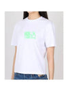 Graffiti Logo Print Short Sleeve T-Shirt 3641MDM116 247002 01 - MSGM - BALAAN 1