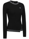 Official W HANDLE CHAIN EMBROIDERY PULLOVER BK - ANEWGOLF - BALAAN 4