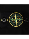 Compass Patch Cotton Sweatshirt Black - STONE ISLAND - BALAAN 4