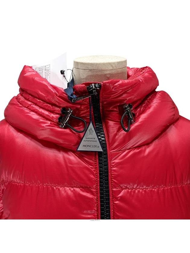 SERITTE Hooded Short Padding Red - MONCLER - BALAAN 5