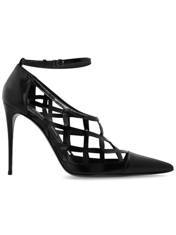 Dolce & Gabbana Leather Heeled Shoes, Women's, Black - DOLCE&GABBANA - BALAAN 1